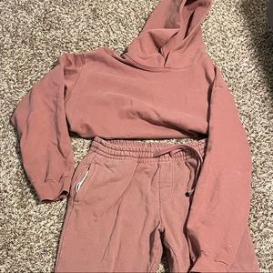 Talentless Hoodie and Sweatpants Dusty Rose